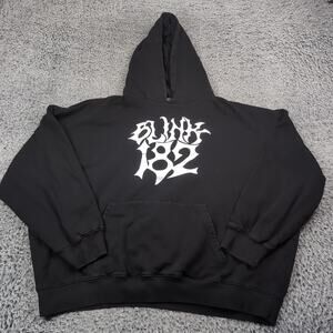 Blink 182 Hoodie Men 2XL XXL Black 2022 Tour Hello There Angel From My Nightmare